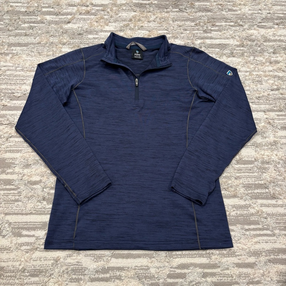 Kuhl  Alloy 1/4 Zip Pullover Kid Large 14-16 Outdoor Hike Trail Stretch Wicking